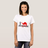 Ik hou van dinosauriërs t-shirt (Voorkant volledig)