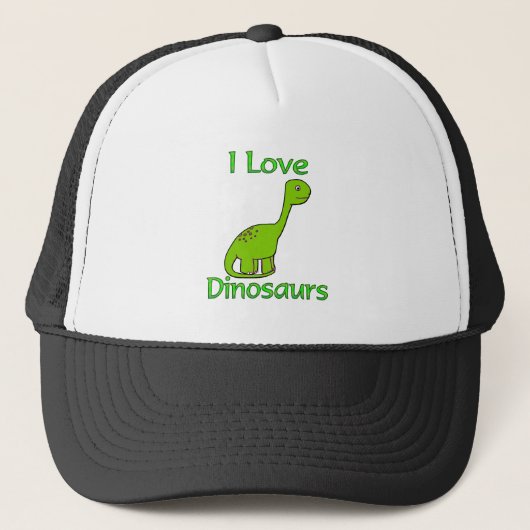 Ik hou van dinosauriërs trucker pet (Voorkant)