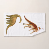 Ik hou van dinosauriuriërs die een handdoekset heb bad handdoek (Handdoek)