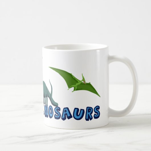 Ik hou van Dinosaurs Koffiemok (Rechts)