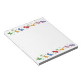 Ik hou van dinosaurussen! (Cute) Notitieblok (Schuin)