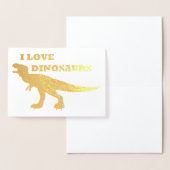 Ik hou van dinosaurussen! folie kaarten (Display)