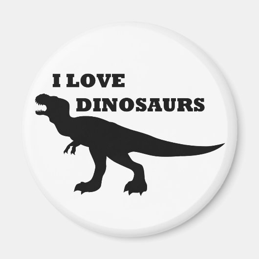 Ik hou van dinosaurussen! magneet (Voorkant)