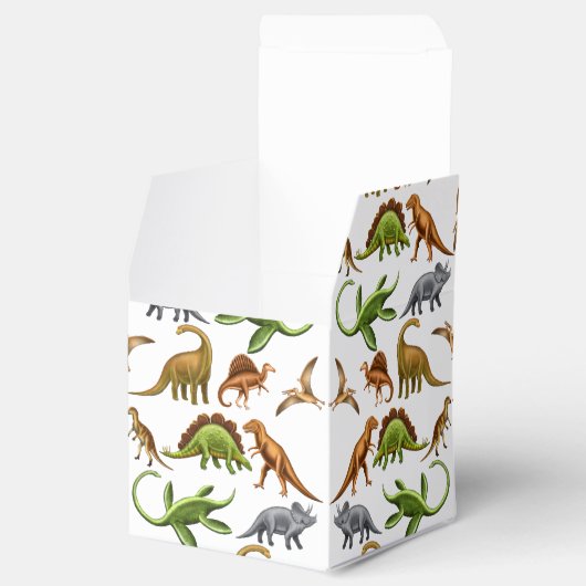 Ik hou van dinosaurussen paleo gunstboxen bedankdoosjes (Geopend)