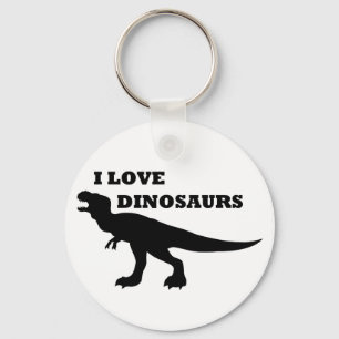 Ik hou van dinosaurussen! sleutelhanger
