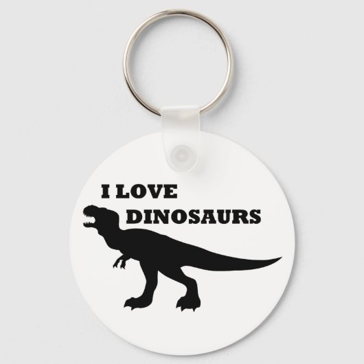 Ik hou van dinosaurussen! sleutelhanger (Voorkant)