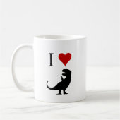 Ik hou van dinosaurussen - T-Rex Koffiemok (Links)
