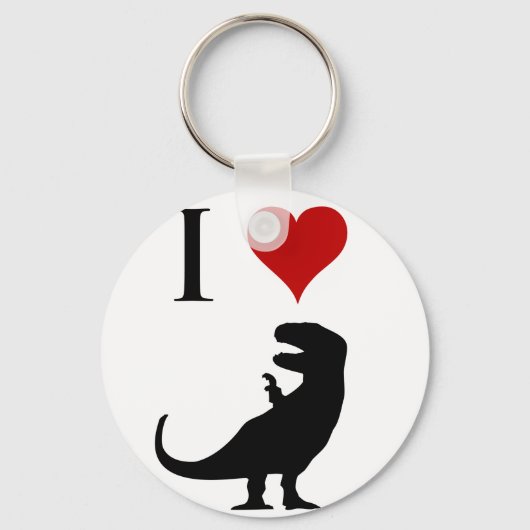 Ik hou van dinosaurussen - T-Rex Sleutelhanger (Voorkant)