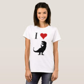 Ik hou van dinosaurussen - T-Rex T-shirt (Voorkant volledig)