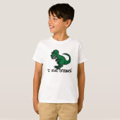 Ik hou van dinosaurussen! t-shirt (Voorkant volledig)