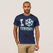 Ik hou van dinsdagen () t-shirt (Voorkant volledig)