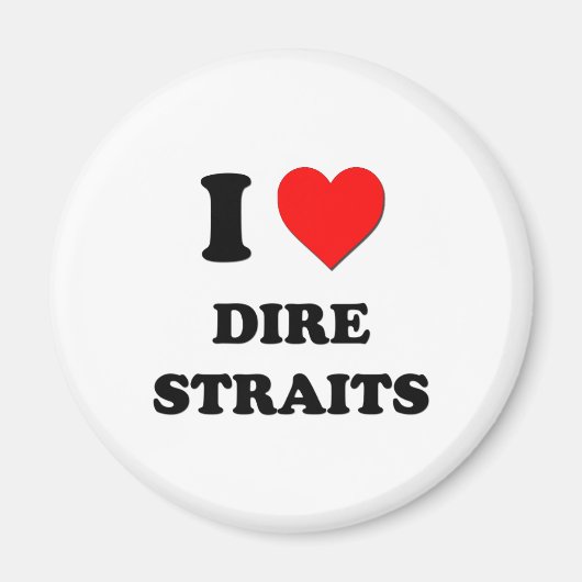 Ik hou van Dire Straits Magneet (Voorkant)