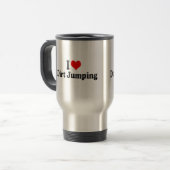 Ik hou van Dirt Jumping Reisbeker (Voorkant links)