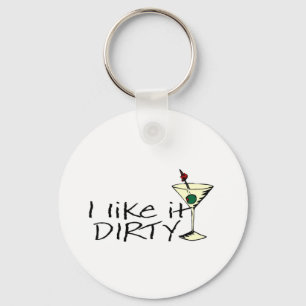Ik hou van Dirty Martini Sleutelhanger