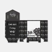 Ik hou van Dirty Turning 30 | 30e verjaardag Bedankdoosjes (Uitgevouwen)