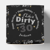Ik hou van Dirty Turning 30 | 30e verjaardag Bedankdoosjes (Bovenkant)