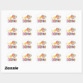IK HOU VAN DISCO RONDE STICKER (Vel)