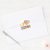 IK HOU VAN DISCO RONDE STICKER (Envelop)