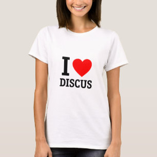 Ik hou van Discus T-shirt