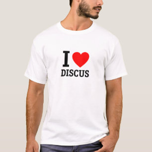 Ik hou van Discus T-shirt