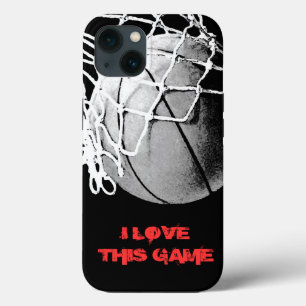 Ik hou van dit basketbalspel iPhone 13 hoesje