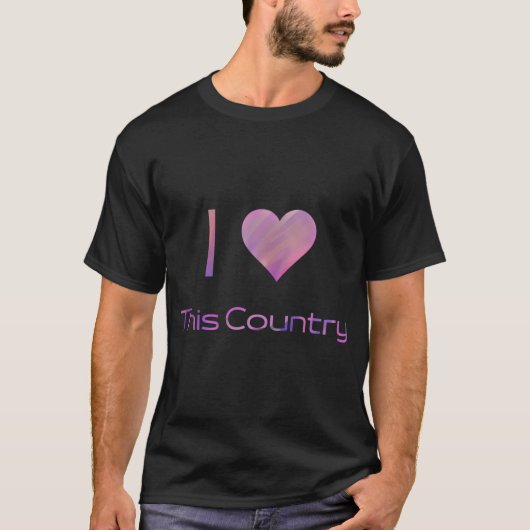Ik hou van dit land t-shirt (Voorkant)