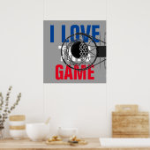 Ik hou van dit Motivatie spelletje Poster (Keuken)