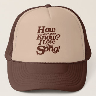 Ik hou van dit nummer trucker pet