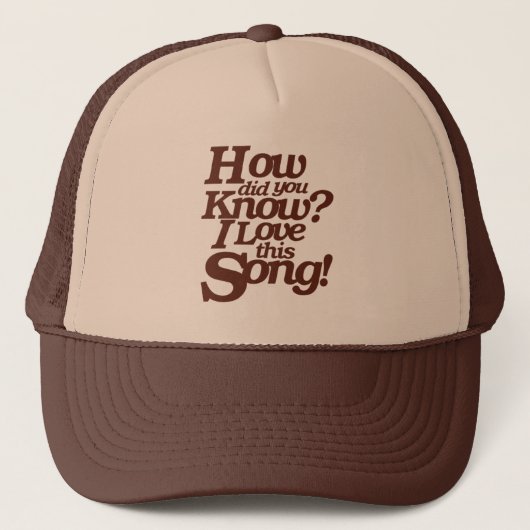 Ik hou van dit nummer trucker pet (Voorkant)