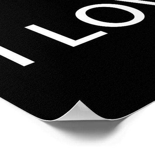 Ik hou van dit Poster van de Spel Basketball (Hoek)