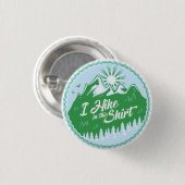 Ik hou van dit Shirt Ronde Button 3,2 Cm (Voorkant /achterkant)