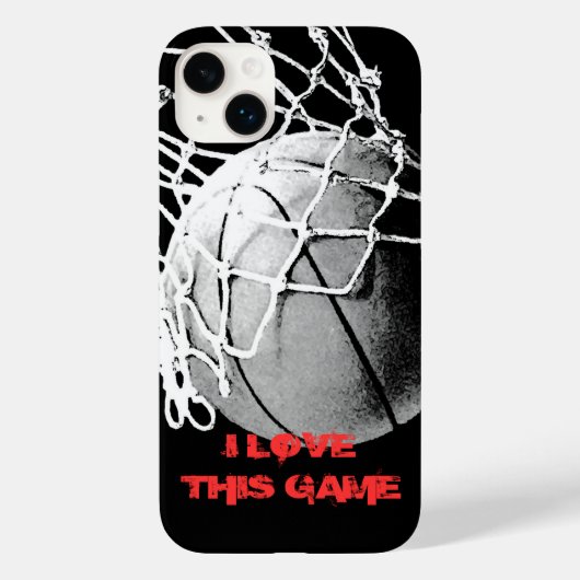 Ik hou van dit spel - Basketbal Case-Mate iPhone Case (Achterkant)