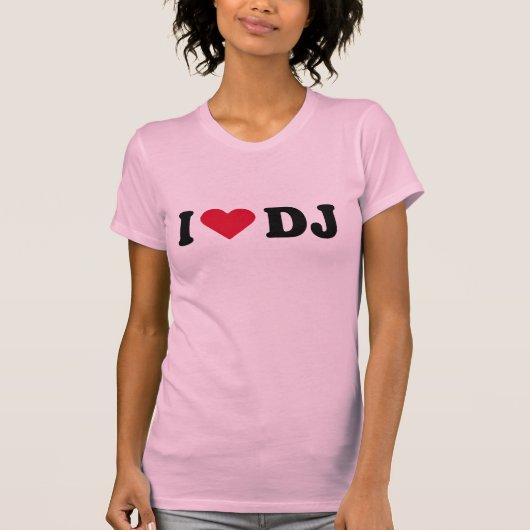 Ik hou van DJ T-shirt (Voorkant)