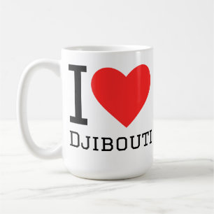 Ik hou van Djibouti Koffiemok
