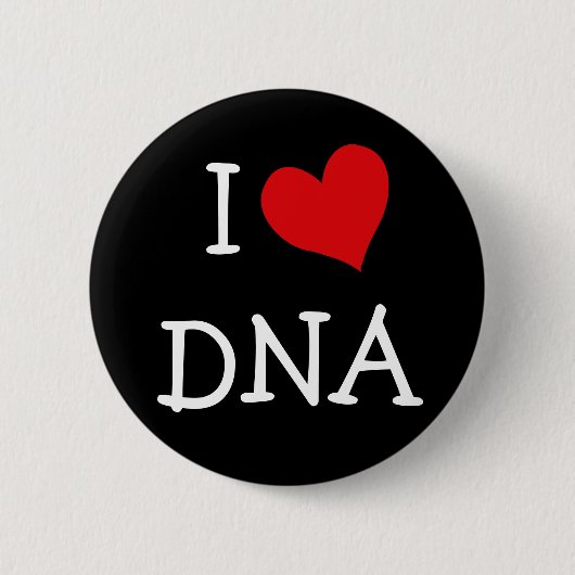 Ik hou van DNA Ronde Button 5,7 Cm (Voorkant)