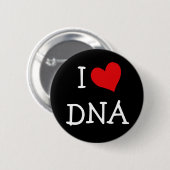 Ik hou van DNA Ronde Button 5,7 Cm (Voorkant /achterkant)
