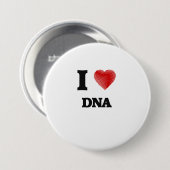 Ik hou van DNA Ronde Button 7,6 Cm (Voorkant /achterkant)