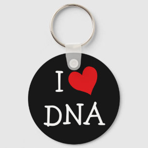 Ik hou van DNA Sleutelhanger