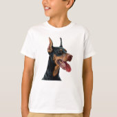 Ik hou van Doberman Dog T-shirt (Voorkant)