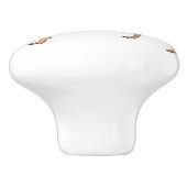 Ik hou van Doberman Pinscher Keramische Knop (Zijkant)