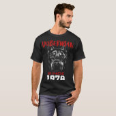 Ik hou van dobermann sinds 1978 t-shirt (Voorkant volledig)