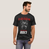 Ik hou van dobermann sinds 2017 t-shirt (Voorkant volledig)