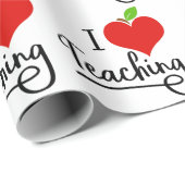 Ik hou van docent cadeaupapier (Rol Hoek)