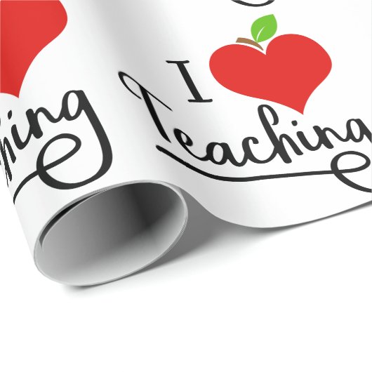 Ik hou van docent cadeaupapier (Rol Hoek)