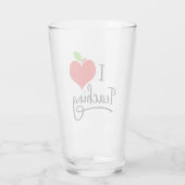 Ik hou van docent glas (Achterkant)