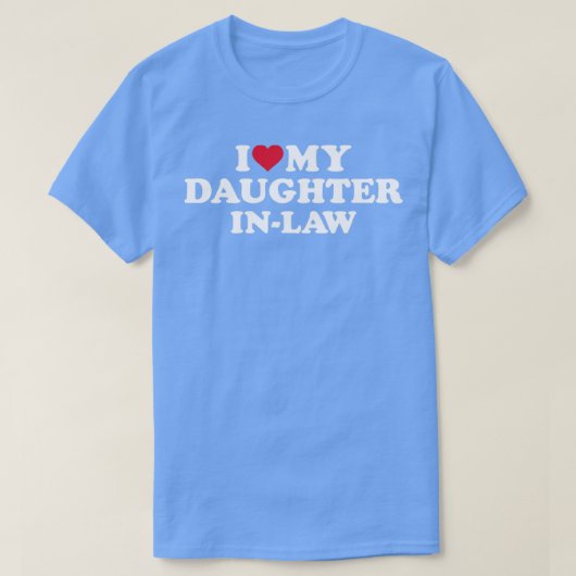 Ik hou van dochters in het moederlijk recht t-shirt (Design voorkant)