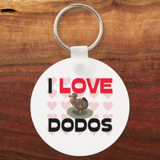 Ik hou van Dodos Sleutelhanger (Voorkant)