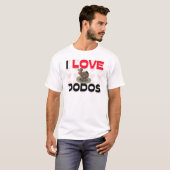 Ik hou van Dodos T-shirt (Voorkant volledig)