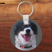 Ik hou van Dogs Sleutelhanger (Voorkant)