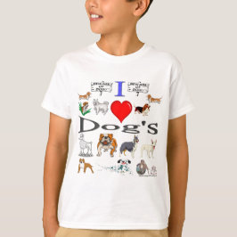 Ik hou van Dog's T-shirt